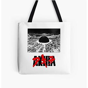 Akira Bags - Akira Explosion with Logo All Over Print Tote Bag RB0908