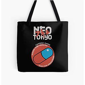 Akira Bags - Akira Retro Vintage All Over Print Tote Bag RB0908