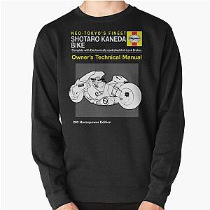 Akira Sweatshirts - Shotaro Kaneda Bike Haynes Manual Akira Pullover Sweatshirt RB0908