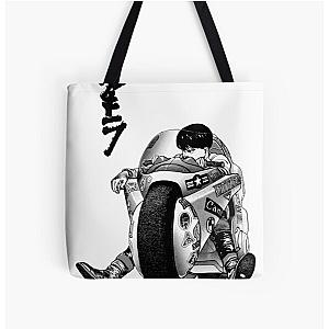 Akira Bags - AKIRA Motorcycle Manga All Over Print Tote Bag RB0908