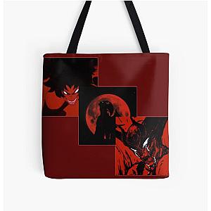Akira Bags - DEVILMAN CRYBABY AKIRA Themed Design  All Over Print Tote Bag RB0908