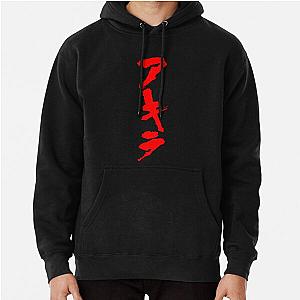 Akira Hoodies - Akira Hiragana Vertical Pullover Hoodie RB0908