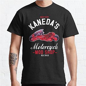 Akira T-Shirts - Akira Shotaro Kanedas Motorcycle Shop Classic T-Shirt RB0908
