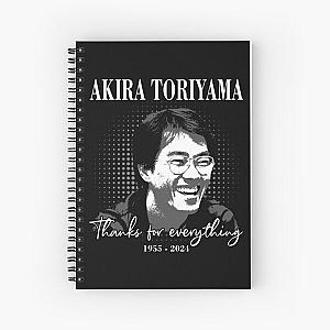 Akira Toriyama Thank You For Everything 1955 - 2024 Spiral Notebook
