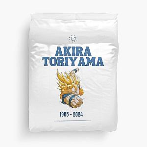 akira toriyama Blue and White  Simple Minimalist Cute Doodle  Duvet Cover