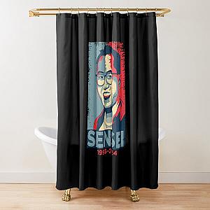 Akira Toriyama Sensei 1955-2024 (Grunge) Shower Curtain