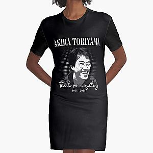 Akira Toriyama Thank You For Everything 1955 - 2024 Graphic T-Shirt Dress