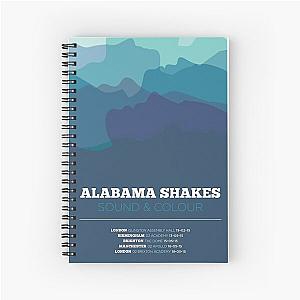 Alabama Shakes Ten Faces Spiral Notebook