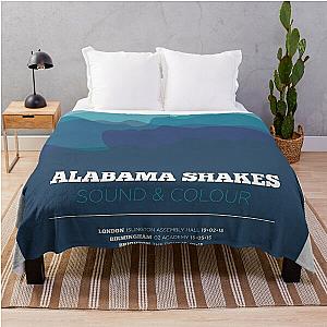 Alabama Shakes Ten Faces Throw Blanket