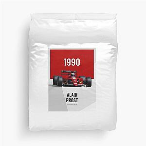 Alain Prost F1 1990 Duvet Cover