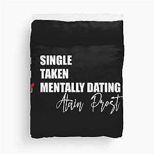 Mentally Dating Alain Prost Duvet Cover