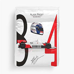F1 Alain Prost McLaren MP42 British Grand Prix 1984 Duvet Cover