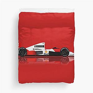 Alain Prost McLaren MP45B Duvet Cover