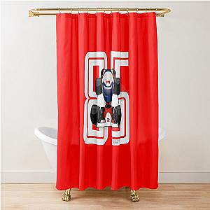 Alain Prost McLaren MP42B 1985 F1 World Champion Shower Curtain