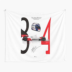 F1 Alain Prost McLaren MP42 British Grand Prix 1984 Tapestry