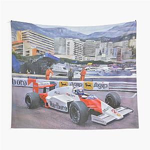 Alain Prost Artwork by Eder Costa Barcellos Tapestry