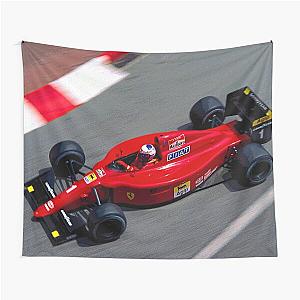 Alain Prost racing his 1990 F1 car