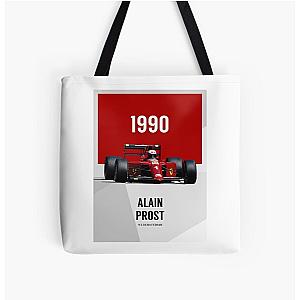 Alain Prost F1 1990 Tote Bag