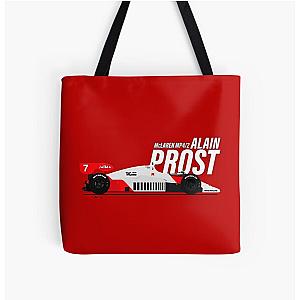 F1 Alain Prost McLaren MP42 British Grand Prix 1984 Tote Bag