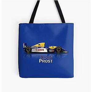 Alain Prost Williams Renault FW15 Tote Bag