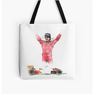 F1 Legends: Alain Prost Tote Bag