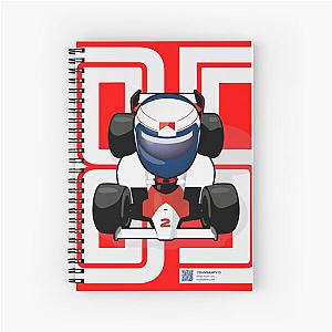 Alain Prost McLaren MP42B 1985 F1 World Champion Notebook