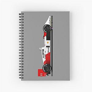 Alain Prost McLaren Spiral Notebook