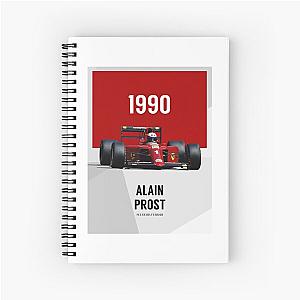 Alain Prost F1 1990 Spiral Notebook