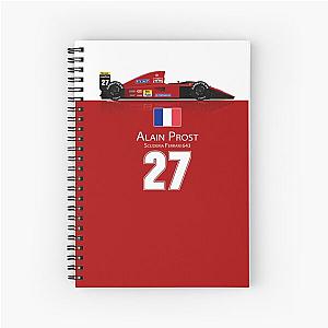 Alain Prost Spiral Notebook