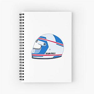 Alain Prost 1983 Helmet Notebook