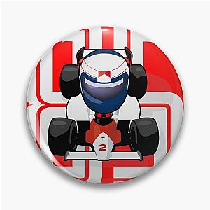 Alain Prost McLaren MP42B 1985 F1 World Champion Pin