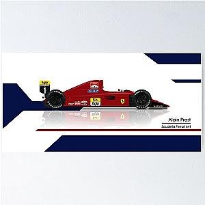Alain Prost Scuderia Ferrari 641 Poster