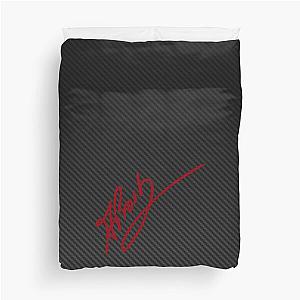 Alain Prost Signature Duvet Cover