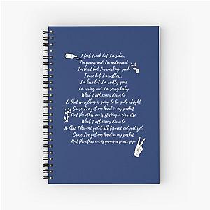 Hand In My Pocket Alanis Morissette Print Spiral Notebook