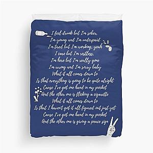 Hand In My Pocket Alanis Morissette Print Duvet Cover