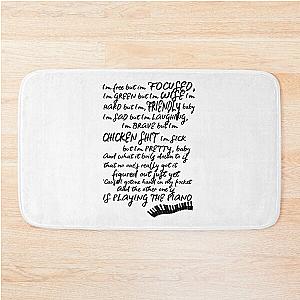 Hand in my pocket Alanis Morissette - Piano  Bath Mat