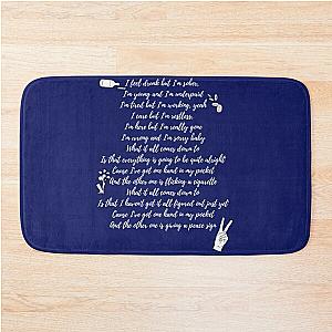 Hand In My Pocket Alanis Morissette Print Bath Mat