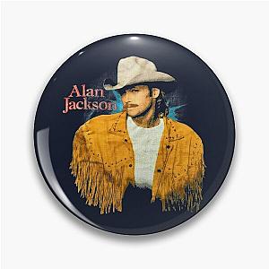 Vintage rare 1993 Alan Jackson Black Men S-234XL Pin