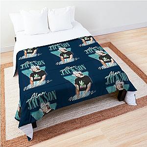 Vintage Faded-Style Fan Design-Alan Jackson    Comforter