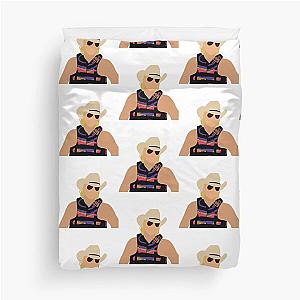 Alan Jackson Sticker Duvet Cover