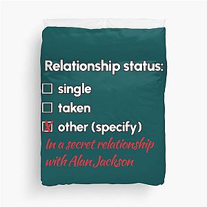 Alan Jackson - Relationship 2    Duvet Cover