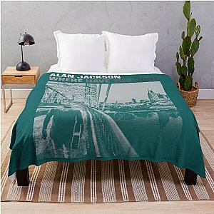 Alan Jackson Where Have You Gone Premium Throw Blanket