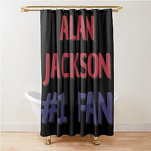 Alan Jackson - 1 Fan Shower Curtain