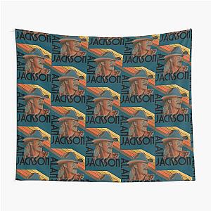 of Alan Jackson Chattahoochee Waterskiing Retro   Tapestry