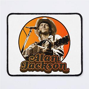 Alan Jackson Retro Style Classic Country Fan Art Mouse Pad