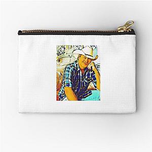 Alan Jackson iPad Case & Skin Zipper Pouch