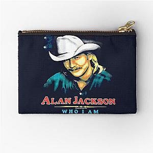 Vintage 90s 1994 94 Alan Jackson Who I Am single Zipper Pouch