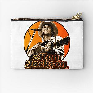 Alan Jackson Retro Style Classic Country Fan Art Zipper Pouch