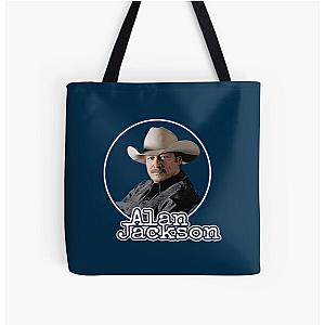 Vintage 1994 Alan Jackson   All Over Print Tote Bag