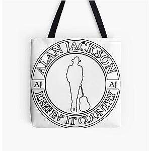 Alan jackson graphics art All Over Print Tote Bag